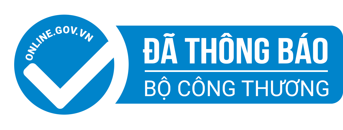 Logo đã thông báo website với Bộ Công Thương